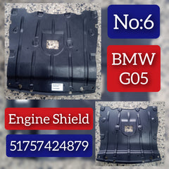 Front Engine Splash Shield 51757424879 Compatible with BMW X5 G05 Tag No.6