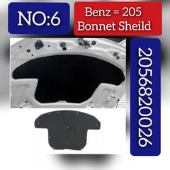 Engine Hood Insulation 2056820026 Compatible With MERCEDES-BENZ C-CLASS W205 Tag No.6