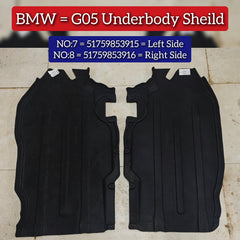 Right Side Lower Body Sheild 51759853916 Compatible With BMW X5 (G05) Tag No.8