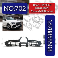 Show Grill Bracket 1678858508 Compatible With Mercedes-Benz GLE Class W167 (2020-2025) Tag No.702