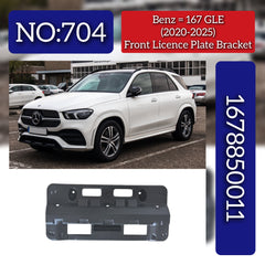 License Plate Bracket 1678850011 Compatible With Mercedes-Benz GLE W167 (2020-2025) Tag No.704