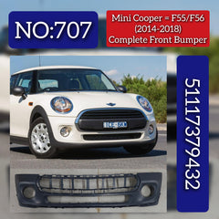Front Bumper 51117379432 Compatible With MINI (F55) | MINI / COOPER & MINI (F56) | MINI / COOPER (2014-2018) Tag No.707