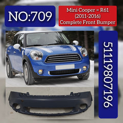 Front Bumper 51119807196 Compatible With MINI MINI COUNTRYMAN (R60) Tag No.709