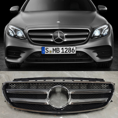 Show Grill (Without Camera Hole) 2138880223 A2138880223 Compatible With Mercedes Benz E-Class (W213) (2016-2019) Tag No.71