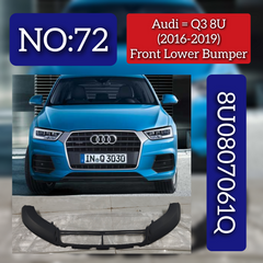 Front Lower Bumper 8U0807061Q Compatible With Audi Q3 (8UB, 8UG) (2016-2019) Tag No.72