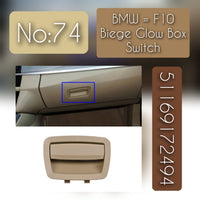 Beige Glow Box Switch 51169172494 51169205977 Compatibility Across BMW 5 Series F10 & 7 Series F01 F02 Tag-SW-74