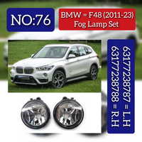 Fog Lamp Fog Light Left 63177238787 & Right 63177238788 Compatible With BMW F48 (2011-2016) Tag No.76