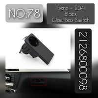 Black Glow Box Switch 2126800098 A2126800098 Compatible with Mercedes-Benz C-CLASS W204 & E-CLASS W212 Tag-SW-78