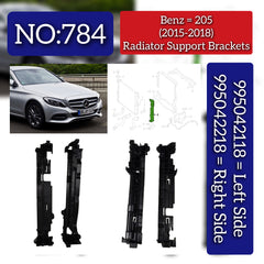 Radiator Bracket Left (995042118) Right (995042218) Compatible with Mercedes-Benz C-CLASS W205 (2015-2018) Tag No.784
