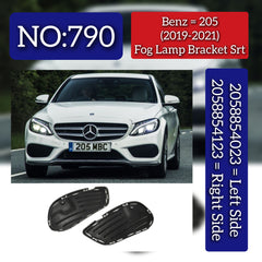 Fog Lamp Bracket Left 2058854023 & Right 2058854123 Compatible With Mercedes-Benz C-CLASS W205 (2015-2018) Tag No.790
