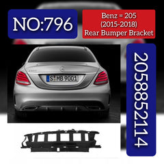 Rear Bumper Bracket 2058852114  Compatible With Mercedes-Benz C-CLASS W205 (2015-2018) Tag No.796