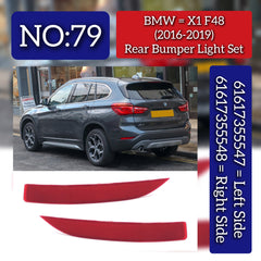 Rear Bumper Light Left 61617355547 & Right 61617355548 Compatible With BMW X1 (F48) (2016-2019) Tag No..79