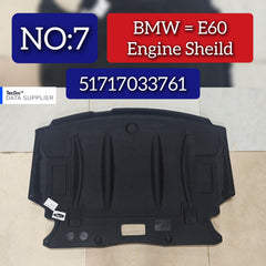 Engine Sheild 51717033761 Compatible With BMW 5-Series E60 Tag No.07