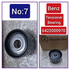 Tensioner Idler Pulley 6012000970 Compatible with MERCEDES-BENZ G-CLASS (W461) & E-CLASS (W124) & C-CLASS (W202)