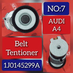 Belt Tensioner With Pulley 1J0145299A Compatible With SKODA FABIA II (542) & VW