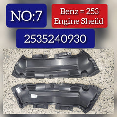Front Radiator Support Splash Shield 2535240930 Compatible with Mercedes-Benz GLC C253 Tag No.7