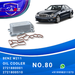 Engine Oil Cooler 2721880001 2721800510 2721800410 2721800210 Compatible With Mercedes Benz M272