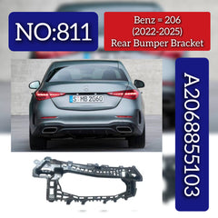Rear Bumper Bracket 2068855103 Compatible With Mercedes-Benz C-CLASS W206 (2022-2025) Tag No.811