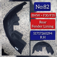 Rear Right Fender Liner 51717260294 Compatible With BMW 3 Series F30 Tag-FE-82