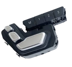 Mercedes-Benz C-CLASS 204/ E-CLASS 212 Seat Adjustment Switch Set With Chrome - A2129050251 (L.H) & A2129050351 (R.H) Tag-SW-82