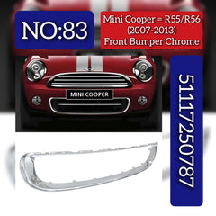 Front Bumper Chrome 51117250787 Compatible With Mini Cooper (R55/R56) (2007-2013) Tag No.83