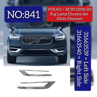 Fog Lamp Chrome Left 31663539 & Right 31663540 Compatible With Volvo XC90 & (275) (2018-2020) Tag No.841