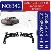 Rear Bumper Bracket Left 2128854514 & Right 2128854614 Compatible With MERCEDES BENZ E-CLASS W212 2014-2016 842