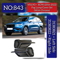 Fog Lamp cover Left 31383821 Right 31383822 Compatible With VOLVO XC90 I (275) Tag No.843 (2016-2022)
