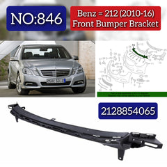 Front Bumper Bracket 2128854065 Compatible With Mercedes Benz E-Class (212) (2010-2016) Tag No.846