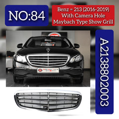Show Grill With Camera Hole (Brkn) 2138802003 Compatible With Mercedes-Benz E-CLASS W213 (2016-2019) Tag No.84