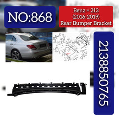 Rear Bumper Bracket 2138850765 Compatible With Mercedes-Benz E-CLASS W213 (2016-2019) Tag No.868