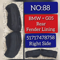 Rear Right Fender Liner 51717478758 Compatible With BMW X5 G05 Tag-FE-88