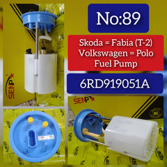Fuel Pump 6RD919051A Compatible With SKODA FABIA No:- 89