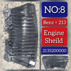 Engine Lower Cover Engine under tray Cover shield 2135200000 Compatible With MERCEDES-BENZ E-CLASS (W213) (2016-2019) Tag No.8