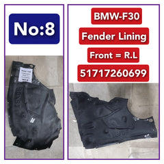 Rear Left Fender Liner 51717260699 Compatible With BMW 3 Series F30 F80 Tag-FE-08