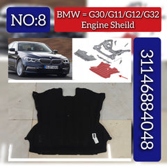 Engine Sheild 31146884048 Compatible With BMW 5 Series G11/G12/G30/G32 Tag No.08
