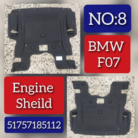 Engine Splash Shield Guard Engine Under Cover Protection 51757185112 Compatible with BMW 5 Series F07 Tag No.8