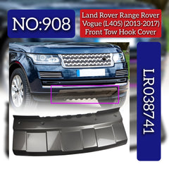 Front Bumper Tow Hook Cover LR038741 Compatible With Land Rover Range Rover Vogue - L405 (2013-2017) Tag No.908