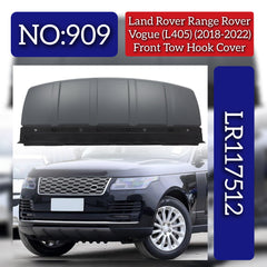 Front Bumper Tow Hook Cover LR117512 Compatible With Land Rover Range Rover Vogue - L405 (2018-2022) Tag No.909