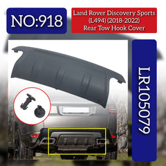 Rear Bumper Tow Hook Cover LR105079 Compatible With Land Rover Range Rover Sport - L494 (2018-2022) Tag No.918
