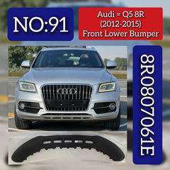 Front Bumper Spoiler Black 8R0807061E Compatible With AUDI Q5 8R 2012-2015 Tag No.91