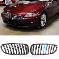 Kidney Grill Set 51137051957 = L.H,& 51137051958 = R.H Compatible With BMW Z4 E84 (2003-2008) Tag 91