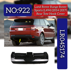 Rear Bumper Tow Hook Cover LR045174 LR059941 Compatible With Land Rover Range Rover Sport - L494 (2014-2017) Tag No.922