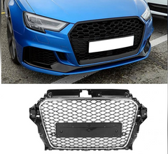 Show grill Compatible With Audi A3(2014-16) RS3 Chrome