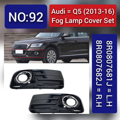Fog Lamp Cover Left 8R0807681J & Right 8R0807682J Compatible With Audi Q5 (2013-2016) Tag No.92
