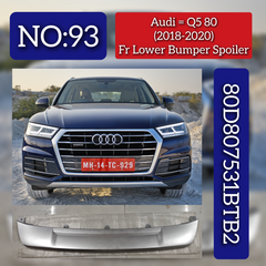 Front Lower Bumper Spoiler 80D807531BTB2 Compatible With Audi Q5 (FYB, FYG) - (2018-2020) Tag No.93
