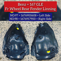Front Right Inner Fender Liner 1676917900 Compatible With Mercedes-Benz GLE-Class W167