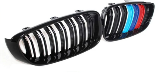 Front Bumper Kidney Grille Left & Right 51137294809 Compatible With BMW 3 Series F34 GT 2013-2016 Tag No.98