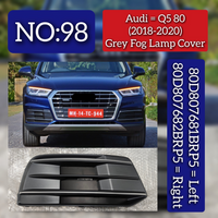 Fog Lamp Cover Left 80D807681B & Right 80D807682B Compatible With AUDI Q5 (2018-2020) Tag No.98