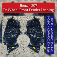 Front Right Inner Fender Liner 2076900230 A2076900230 Compatible With Mercedes-Benz E-CLASS W207